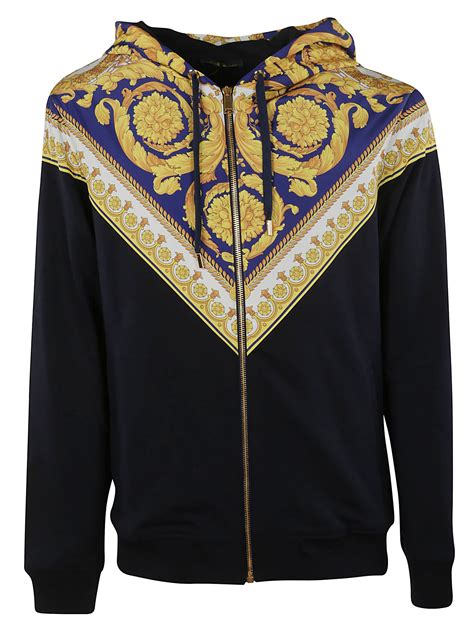 versace pullover herren sale|Versace barocco hoodie.